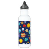 Bouteille D'eau Motif spatial, Planètes, Étoiles, Cosmos, Galaxie (Gauche)