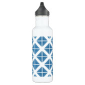 Bouteille D'eau Motif triangle bleu tendance (Droite)