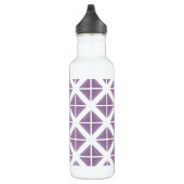 Bouteille D'eau Motif triangle tendance violet (Droite)