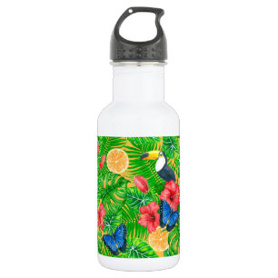 Bouteille D'eau Motif tropical