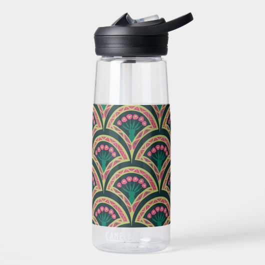 Bouteille D'eau motif vert en forme de coque (Gauche)