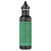 Bouteille D'eau Motif vert menthe personnalisé (Droite)