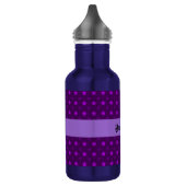 Bouteille D'eau Motif violet avec des étoiles (Gauche)