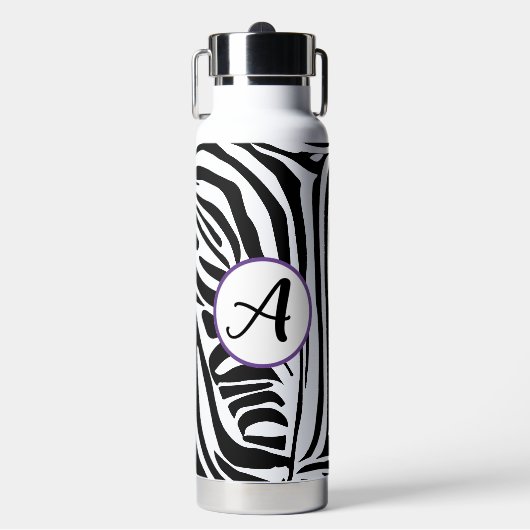 Bouteille D'eau Motif Zèbre (Salle de sport)