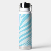 Bouteille D'eau Motif Zèbre Bleu (Arrière)