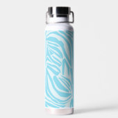 Bouteille D'eau Motif Zèbre Bleu (Arrière)