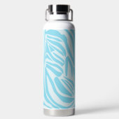 Bouteille D'eau Motif Zèbre Bleu (Plage)