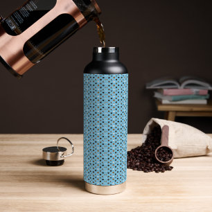 Bouteille D'eau Motifs de chat chic élégants