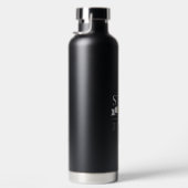 Bouteille D'eau Motivation noir et blanc (Droite)