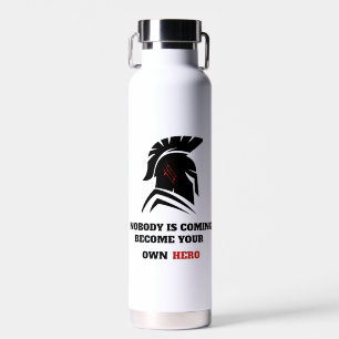 Bouteille D'eau Motivation pour salle de sport de guerrier spartia