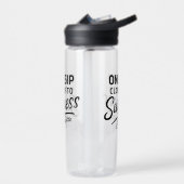 Bouteille D'eau Motivation succès citation noir (Gauche)