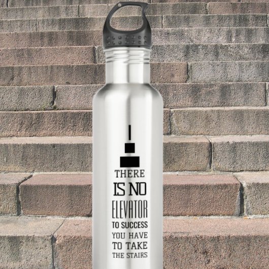 Bouteille D'eau Motivation succès de la conception de la citation,