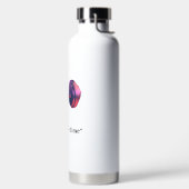 Bouteille d'eau motivationnelle construite au fil (Droite)