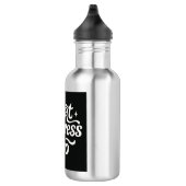 Bouteille d'eau motivationnelle « Great Progress P (Droite)