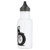 Bouteille D'eau Moto noir (Droite)