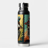 Bouteille D'eau Motocross de nom personnalisé (Évier)
