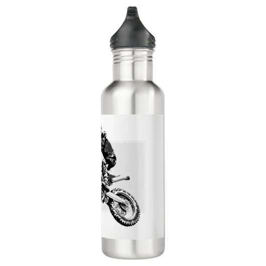 Bouteille D'eau Motocross Racer Design (Droite)