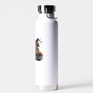 Bouteille D'eau Motocyclisme de paresseux effrayant Halloween Fun