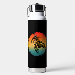 Bouteille D'eau motocycliste de moto cross vintage moto