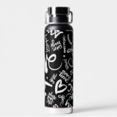 Bouteille D'eau Mots (Arrière)