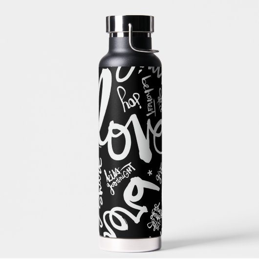 Bouteille D'eau Mots (Gauche)