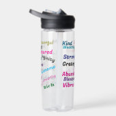 Bouteille D'eau Mots d'affirmations positives (Droite)