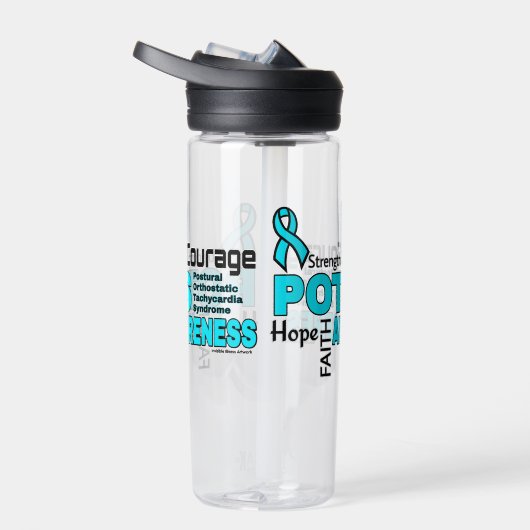 Bouteille D'eau Mots...POTS (Droite)