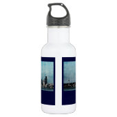 Bouteille D'eau Mouettes sur Seattle Liberty (Dos)