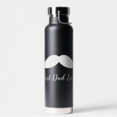 Bouteille D'eau Moustache noire et blanche (Gauche)
