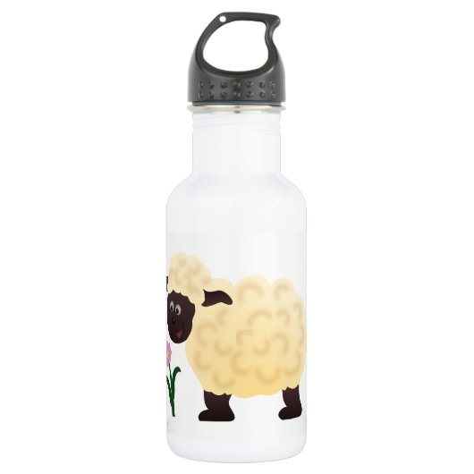 Bouteille D'eau Moutons heureux (Devant)