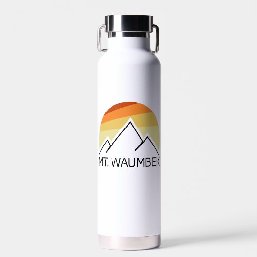 Bouteille D'eau Mt. Waumbek New Hampshire Retro (Avant)