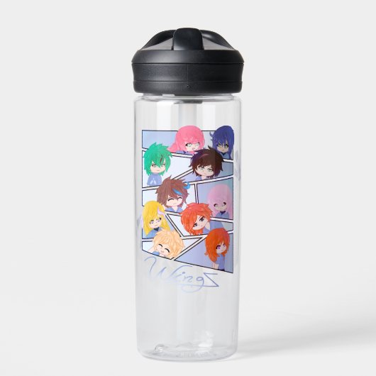 Bouteille d'eau multi-personnages Wingz (Extérieur)