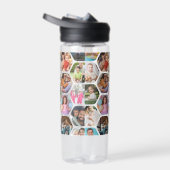 Bouteille D'eau Multi Photo Collage Simple Moderne Hexagon Motif (Droite)