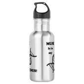 Bouteille D'eau Musique dans mes gènes (Dos)