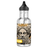 Bouteille D'eau "Mythologie dorée douce" (Droite)