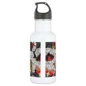 Bouteille D'eau Nappes phréatiques sur hydrangée blanche (Dos)