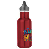 Bouteille D'eau Narrative Nomad – Graphisme de récits vagabonds (Gauche)
