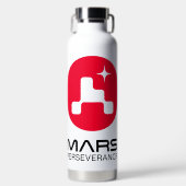 Bouteille D'eau NASA Mars Perseverance Rover Logo Rocket White (Avant)
