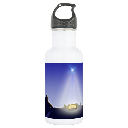Bouteille D'eau Nativité (Devant)