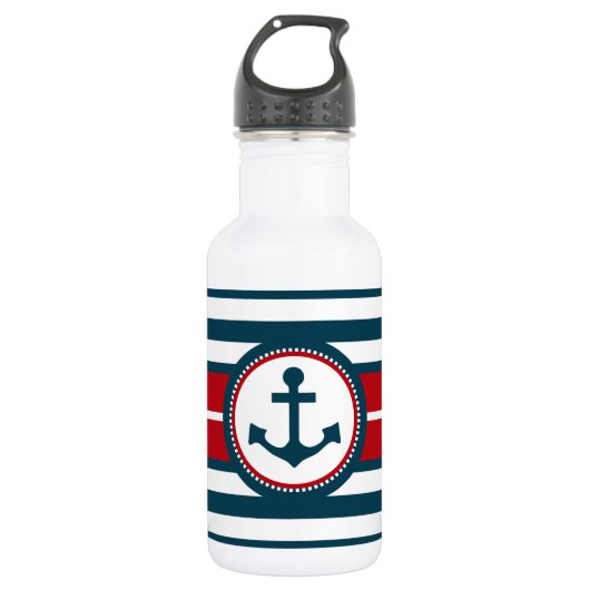 Bouteille D'eau Nautical design (Devant)