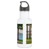 Bouteille D'eau Navarre Park Banc et pont Acier inoxydable Eau (Dos)