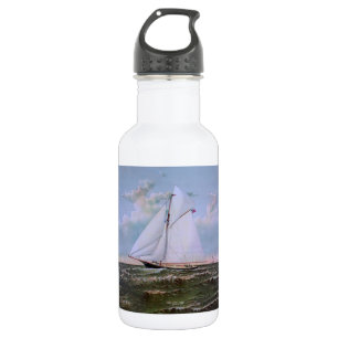 Bouteille D'eau Navire de voile antique sloop yacht voilier océan