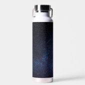 Bouteille D'eau Navy Blue Milkyway Nightsky Galaxy Photographie (Avant)