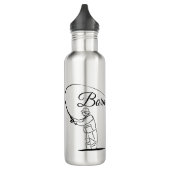 Bouteille D'eau Né À Fish Fisherman (Gauche)