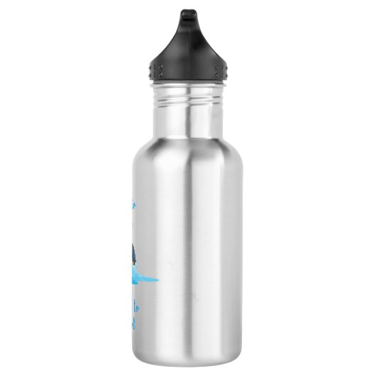 Bouteille D'eau Né à nager forcé à l'école (Droite)