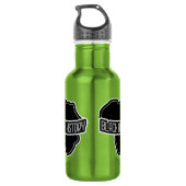 Bouteille D'eau Ne détestez pas l'histoire NOIRE (Dos)