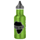 Bouteille D'eau Ne détestez pas l'histoire NOIRE (Gauche)