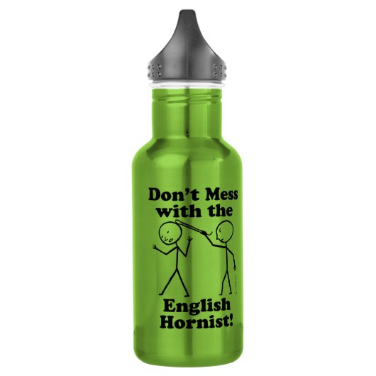 Bouteille D'eau Ne manquez pas l'horniste anglais (Gauche)