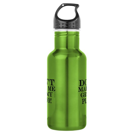 Bouteille D'eau Ne me fais pas chercher mon piano (Devant)