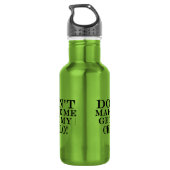 Bouteille D'eau Ne m'oblige pas à recevoir mon bonjour (Dos)